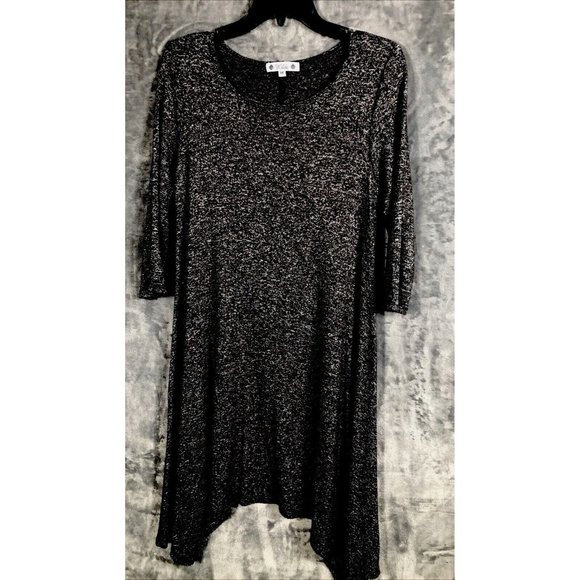 Ellie Wilde Dress  Woman’s Adult Size Medium Black/Gray - Picture 2 of 14